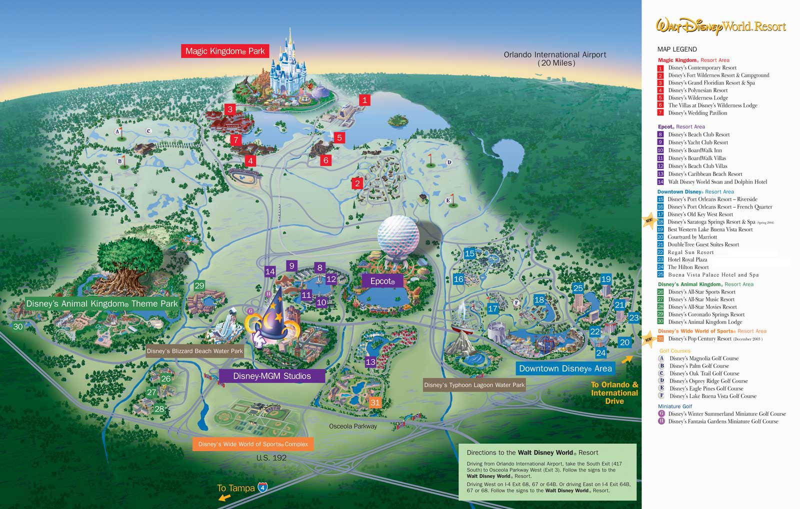 Disney World Map