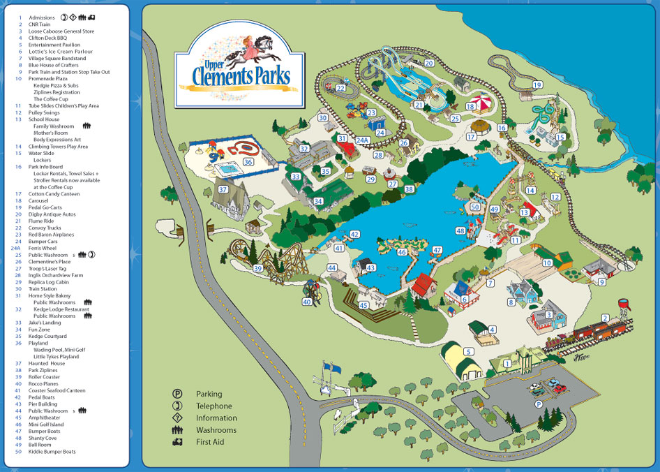 Upper Clements Park Map